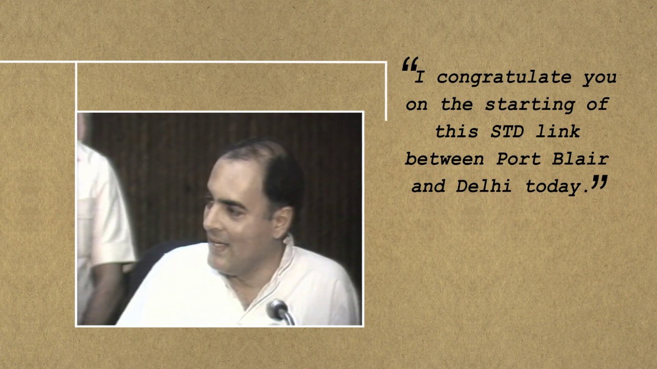 Rajiv Gandhi: Telecommunication