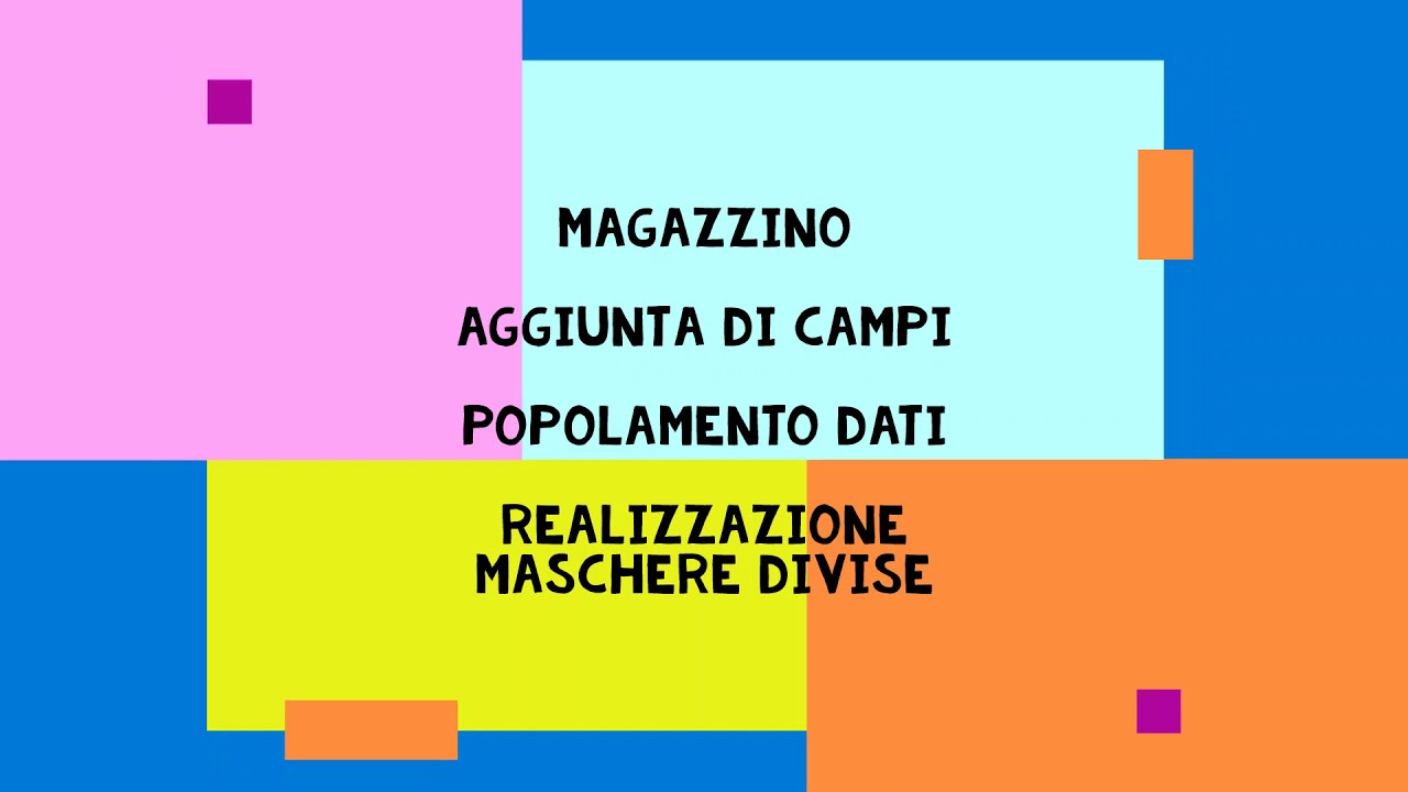 Crea Magazzino con Access - Tutorial 2