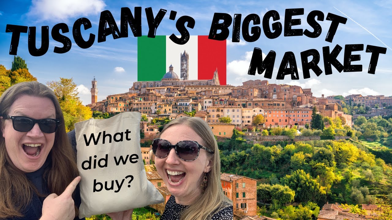 SIENA, ITALY 🇮🇹 Wednesday Market ~ Biggest Market in Tuscany