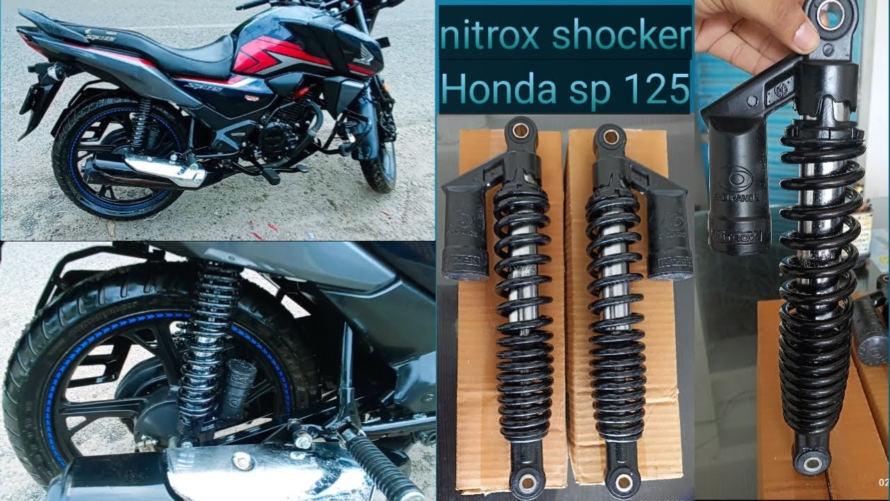 Honda sp 125 nitrox shocker install
