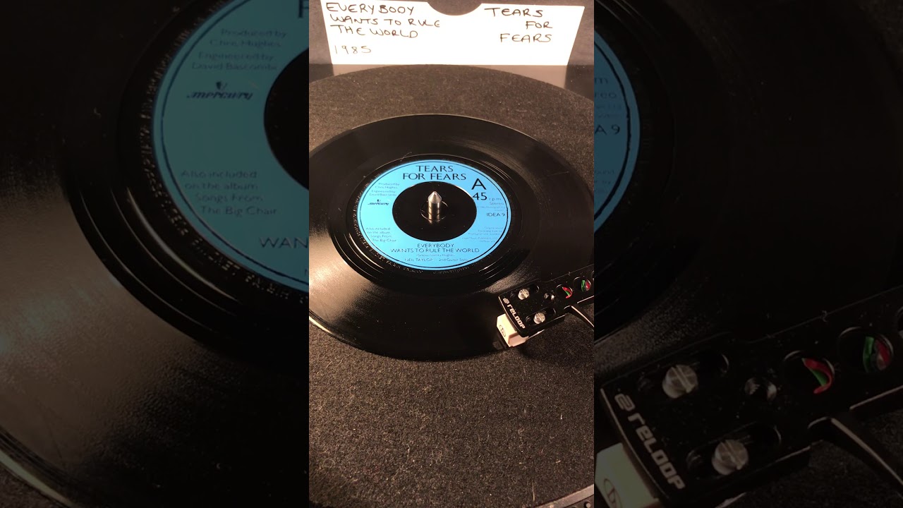 Tears For Fears - Everybody Wants To Rule The World ( Vinyl 45 ) From 1985 .