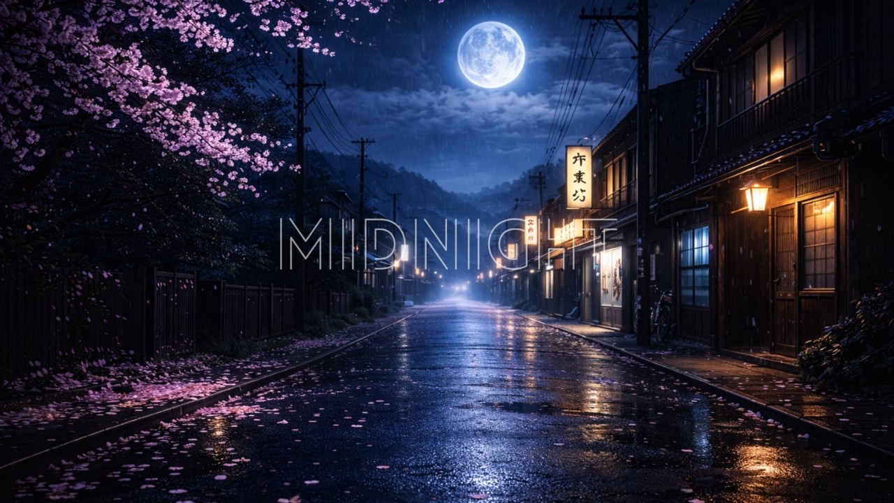 Blue Moon Sakura Strings 🌸 | Japanese Lofi