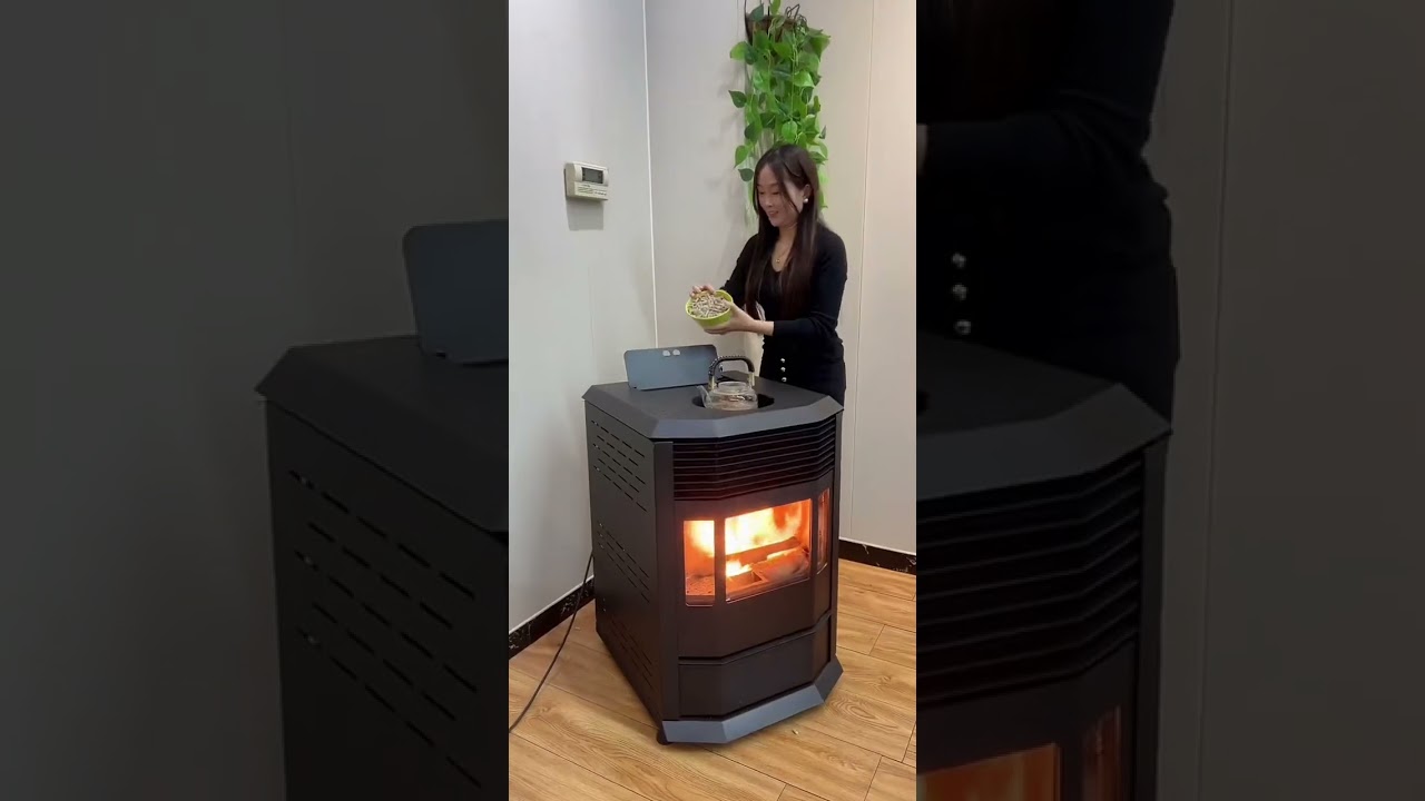 Part 6 heatingstove pelletheater European-style wood pellet heatingfurnace.