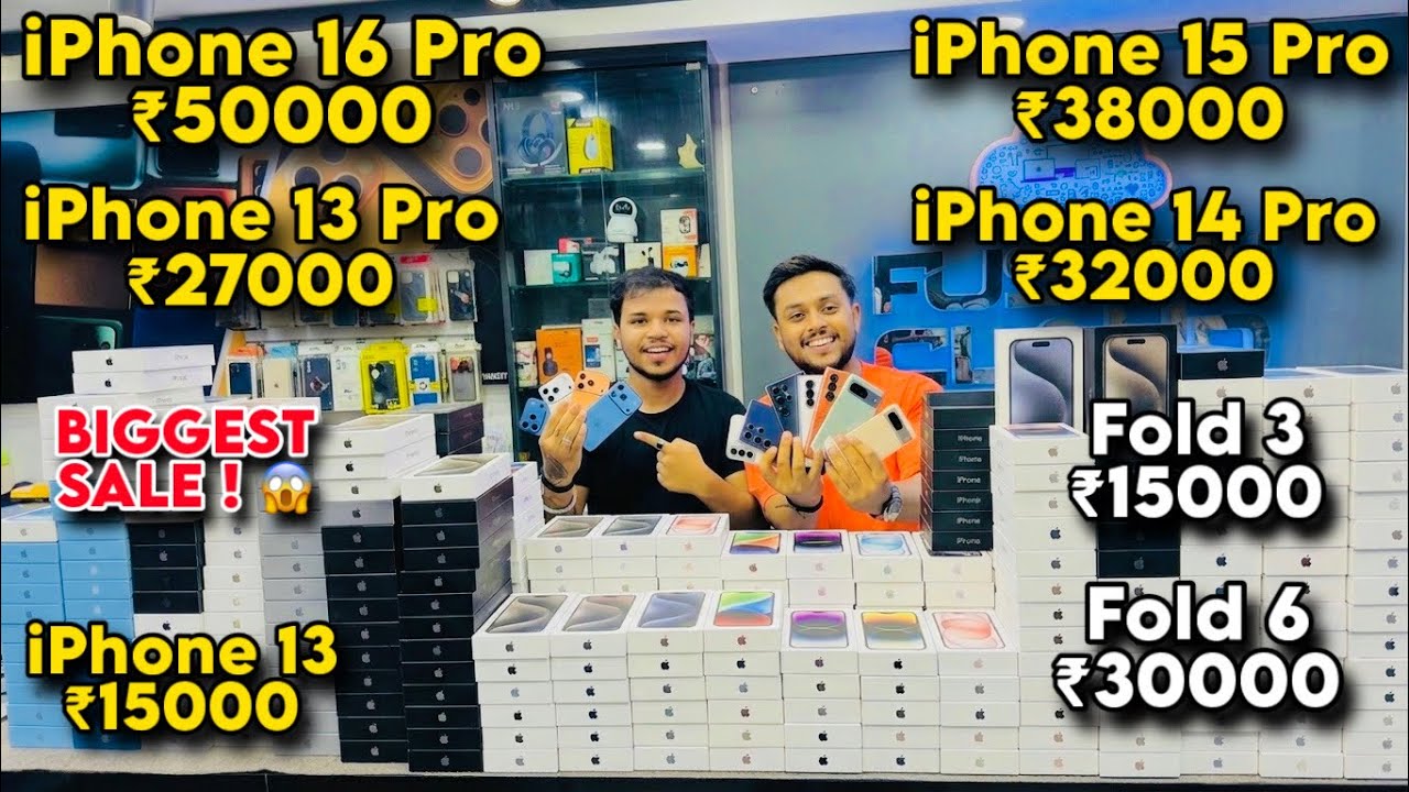 Biggest iPhone Sale Ever 🔥 I Cheapest iPhone Market | Second Hand Mobile | iPhone16 Pro iPhone 17