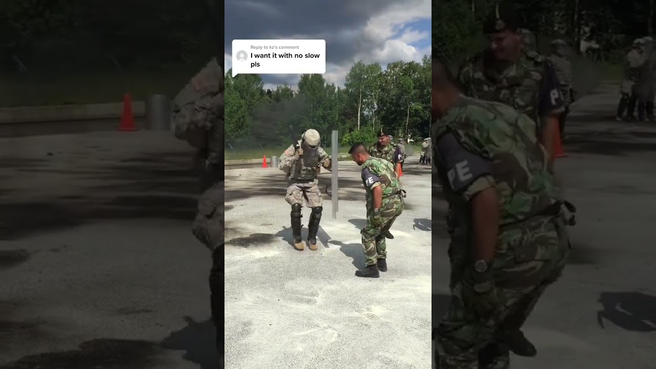 Подготовка по подавлению беспорядков в армии