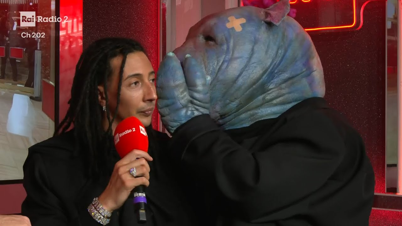 Intervista a Ghali e Ratchopper (4ª serata) - Radio2 a Sanremo