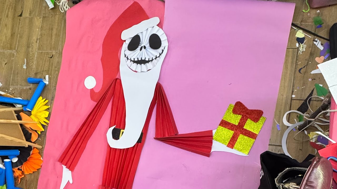 Rosetón Gigante de Jack skellington Navideño 🎅🏼