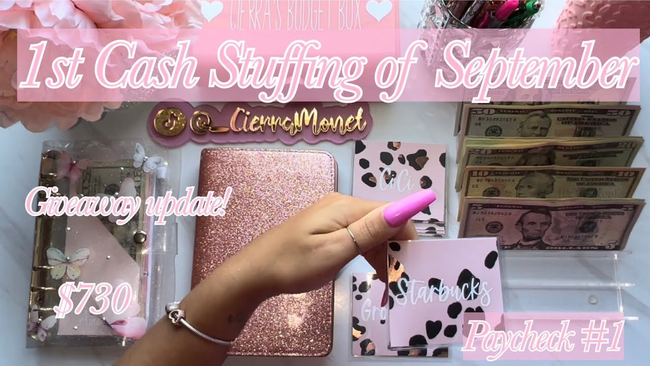 Sept 2022| Cash Envelope Stuffing| Sinking Funds| September Paycheck #1|$730 #cashenvelopestuffing