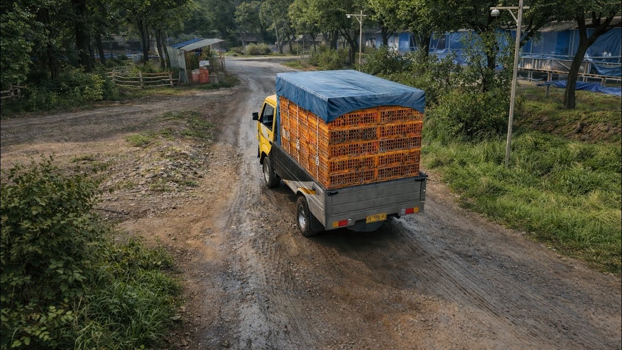 Ultra Realistic Indonesia Truck Simulator Gameplay 🚛🔥 | Mud Road Challenge!