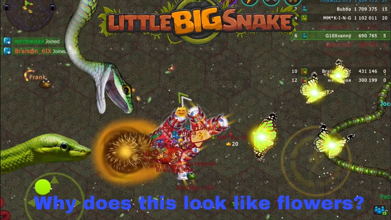 Играю в LittleBigSnake с друзьями