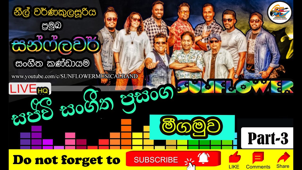 SUNFLOWER Live Show at Negombo | සන්ෆලවර් සජීවී සංගීත ප්‍රසංග - මීගමුව | Part-3