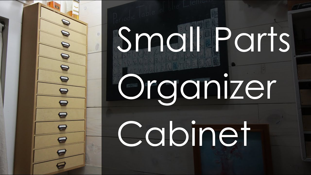 Small Parts Organizer Wall Cabinet w/ Drawers
