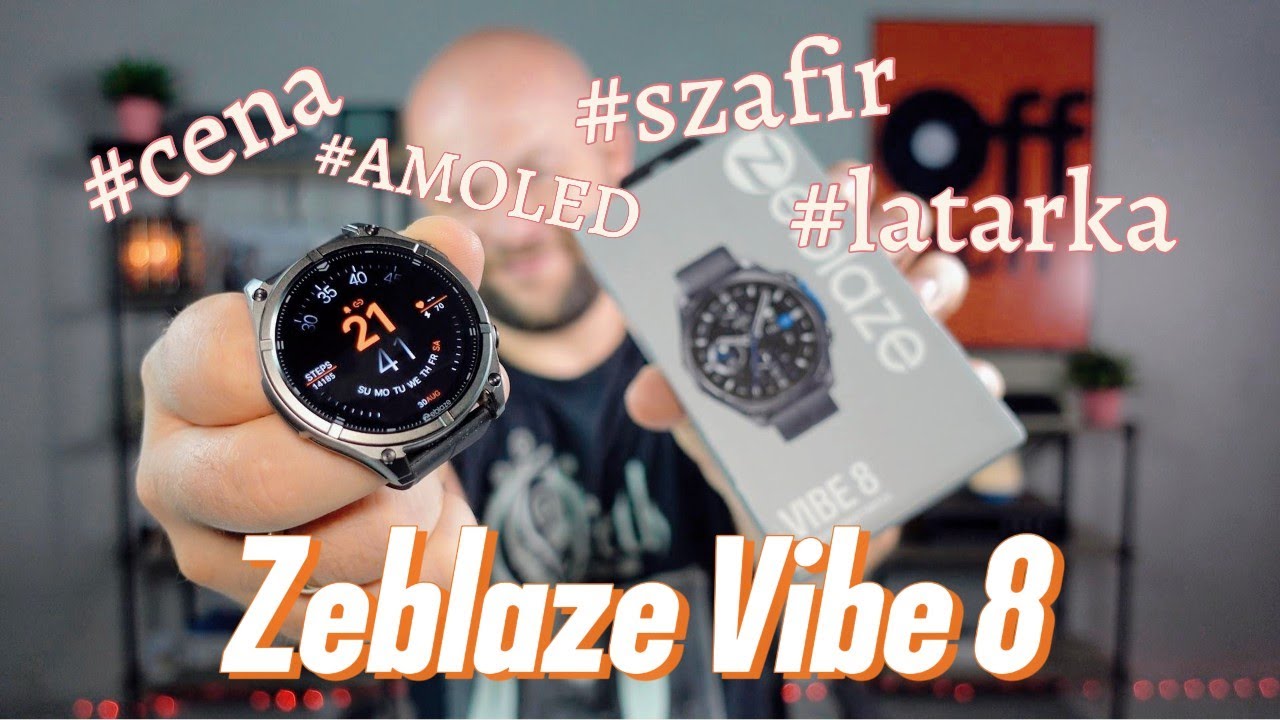 Taki powinien być tani smartwatch rugged: Zeblaze Vibe 8 szokuje ceną i możliwościami!