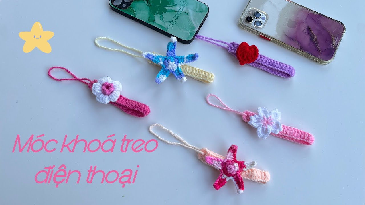 #217 Phone Cord Hook | Móc Dây Treo Móc Khóa Điện Thoại | Dương Liễu Handmade