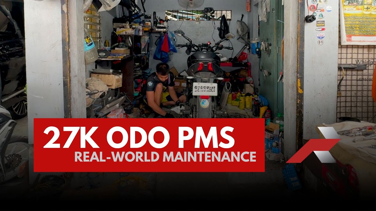 27K ODO PMS Vlog | Chain, Brakes, Oil Change Explained