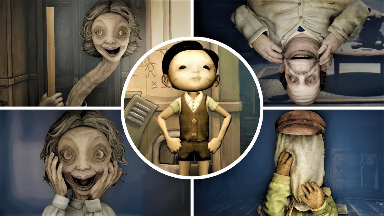 Little Nightmares 2: All Bosses with Super Bully Mod