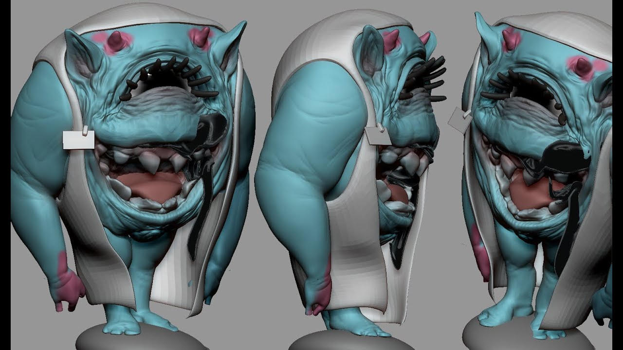 in progress....#oc  #cartoon #sculpt #sketch #zbrush