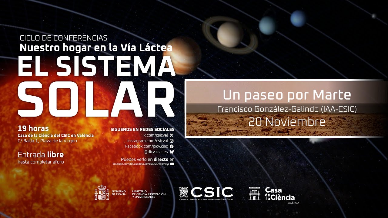 Conferencia: Un paseo por Marte