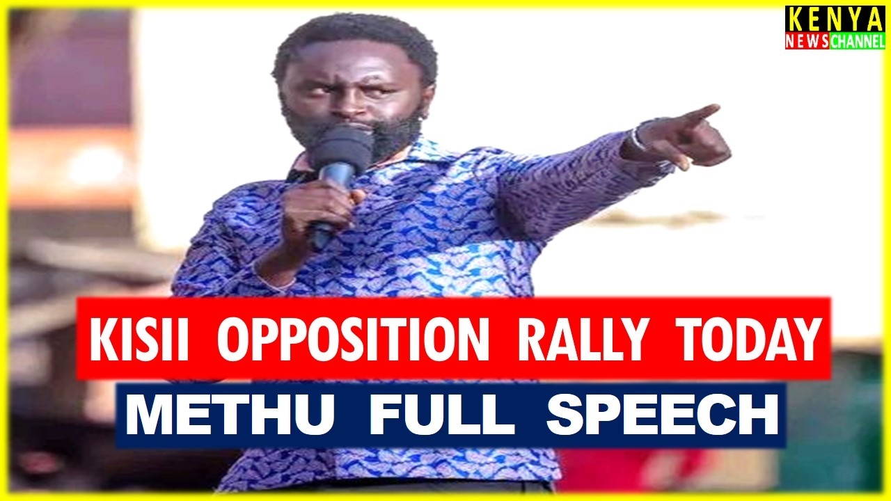 SENATOR METHU AGAIN😂 Listen what he told Ruto in front of Matiangi, Kalonzo & Gachagua today Kisii