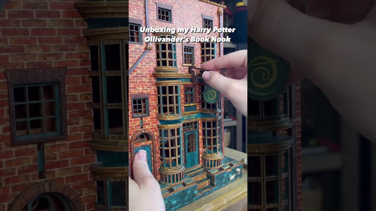 LKWood Ollivanders Wand Shop Book Nook - tiff.dalton