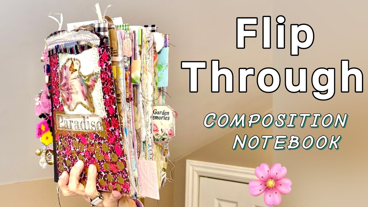 Composition Notebook Flip Through Junk Journal, Inspiration