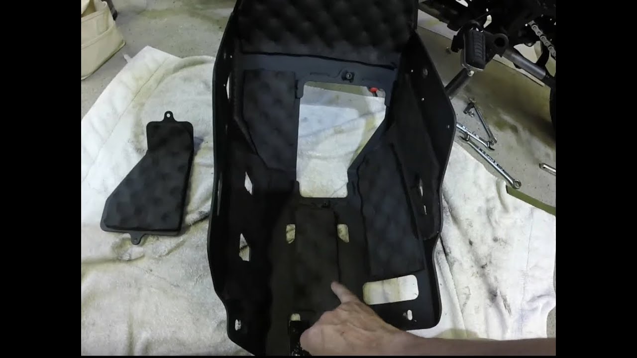 Kawasaki Versys X300 2017 - 2021 Quieting down the resonant vibration on the T-Rex HD skid plate