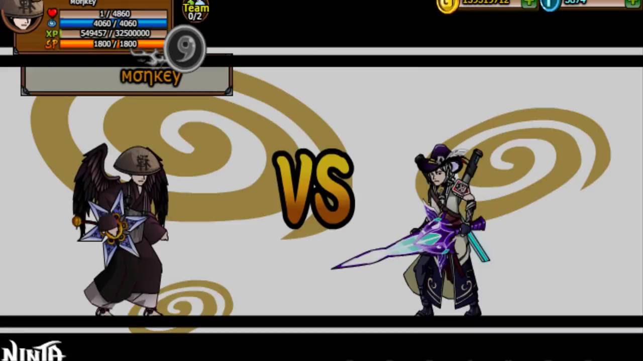 мσηкєу - PVP RANDOM #2 (FULL THUNDER) - NINJA SAGA  (HD)