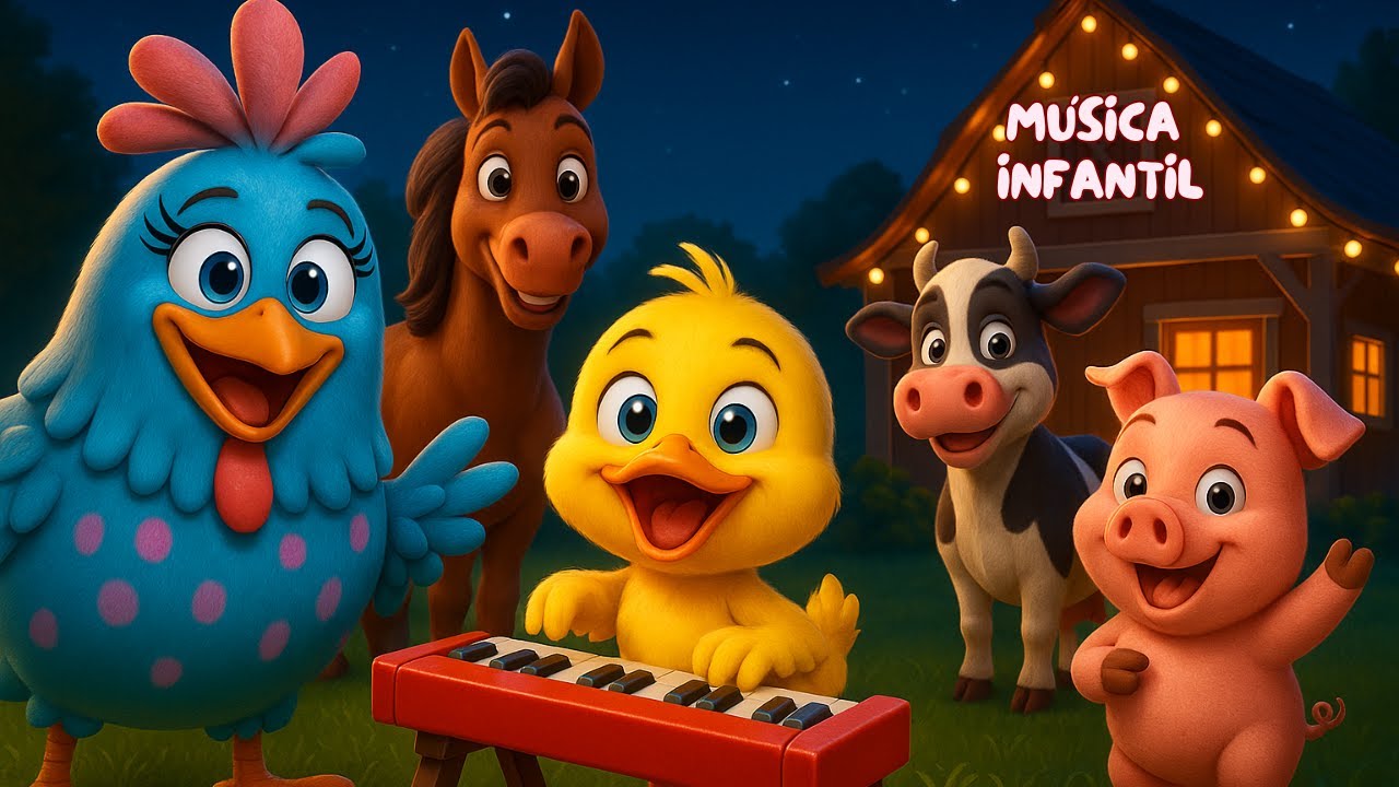 A Galinha Pintadinha e o Patinho Amarelinho | Show Musical na Fazenda com os Bichinhos|