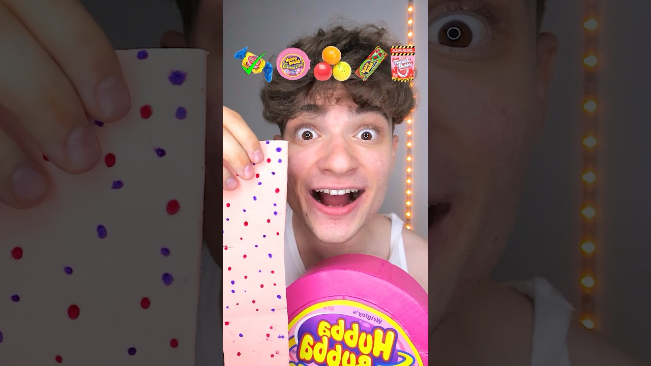 Giant Bubblegum Food ASMR!? 🤤🍬
