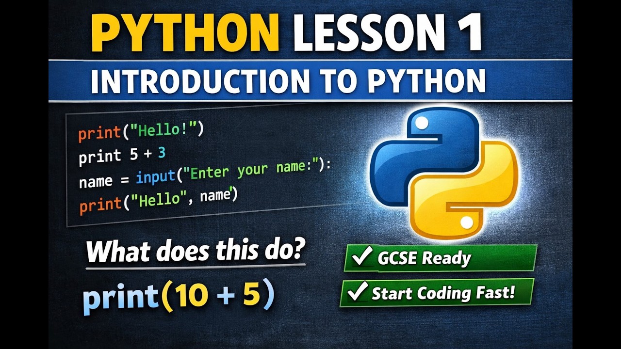 GCSE Python Made Easy: Learn Coding Fast for Complete Beginners