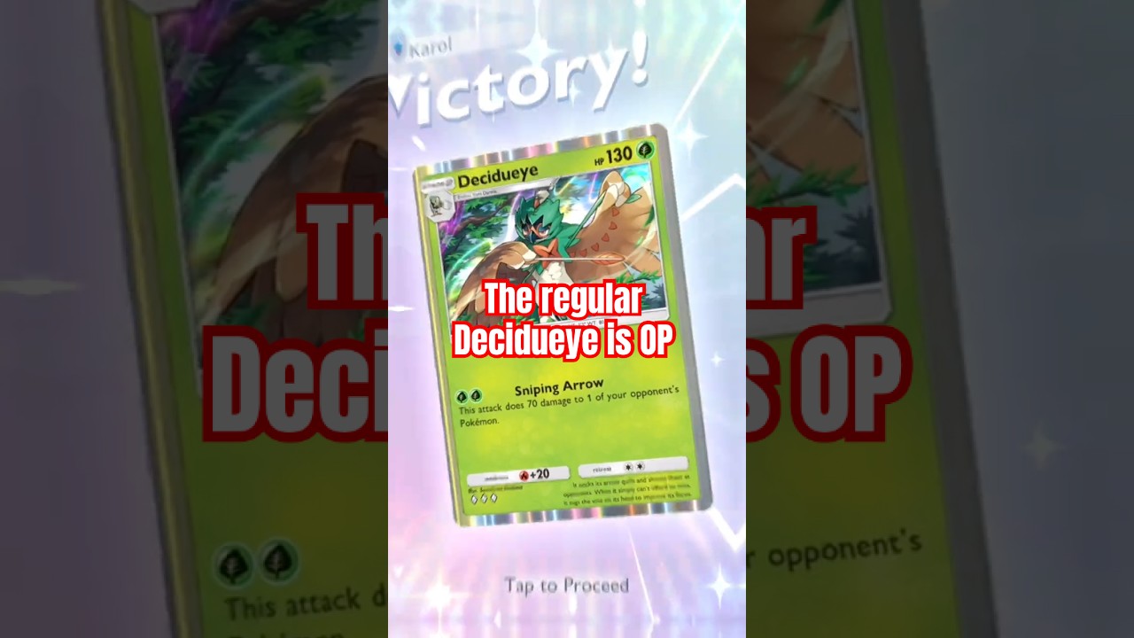 Decidueye EX Bench Sniping Highlights 🌿🎯 - Pokemon TCG Pocket