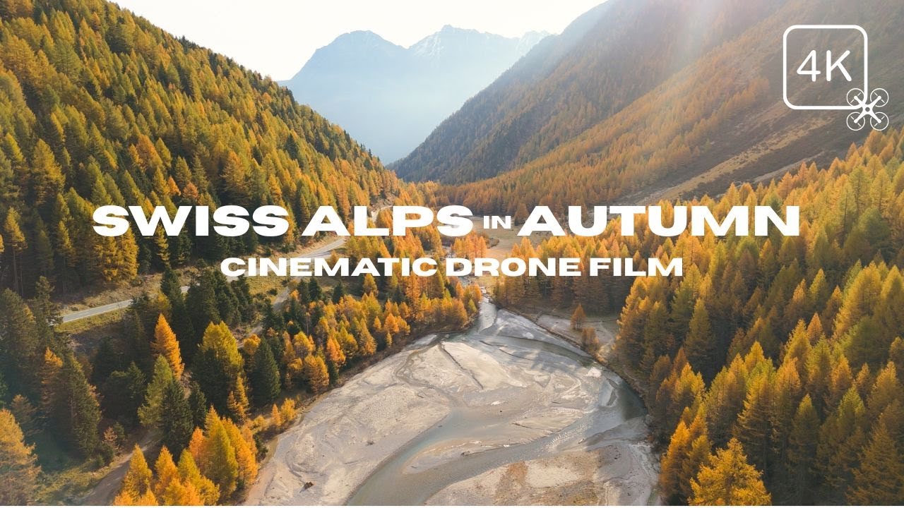Swiss Autumn in 4K 🍂 - Cinematic Swiss Alps Drone Footage & Relaxing Ambient Music (Part 1)