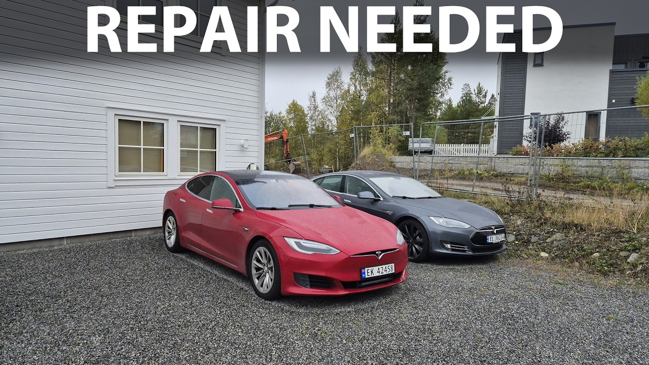 Tesla Model S 90D 2017 года с серьезным люфтом рулевого управления