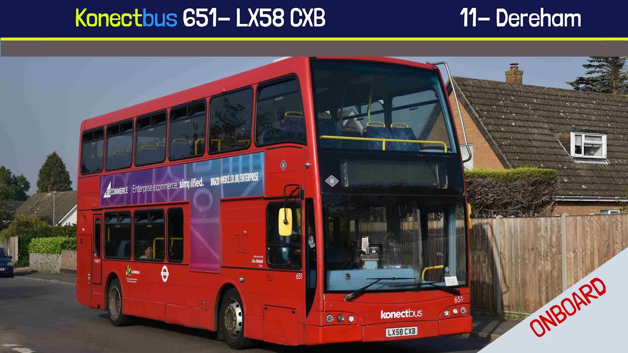 Full kickdown! | Konectbus ADL Trident 2 Optare Olympus 651 (LX58 CXB)- Route 11