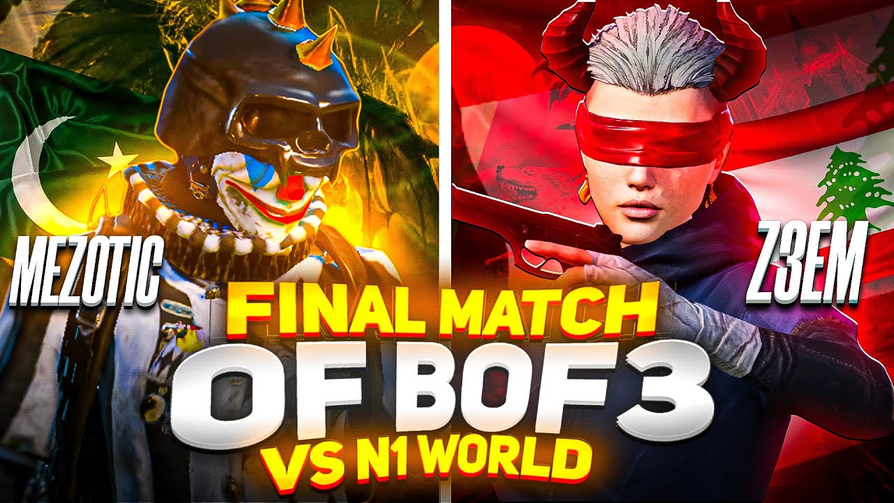 The Final Of BO3 Against World Best ipad Player in international tournament final/ Mezotic vs Zaeem🔥
