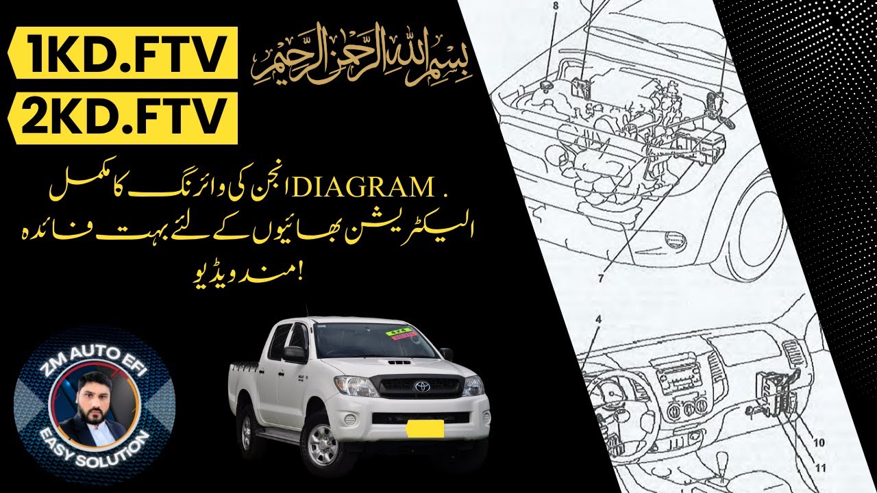 toyota 1kd FTV . 2kd FTV ECU pinout diagram all sensor pinout hilux vigo