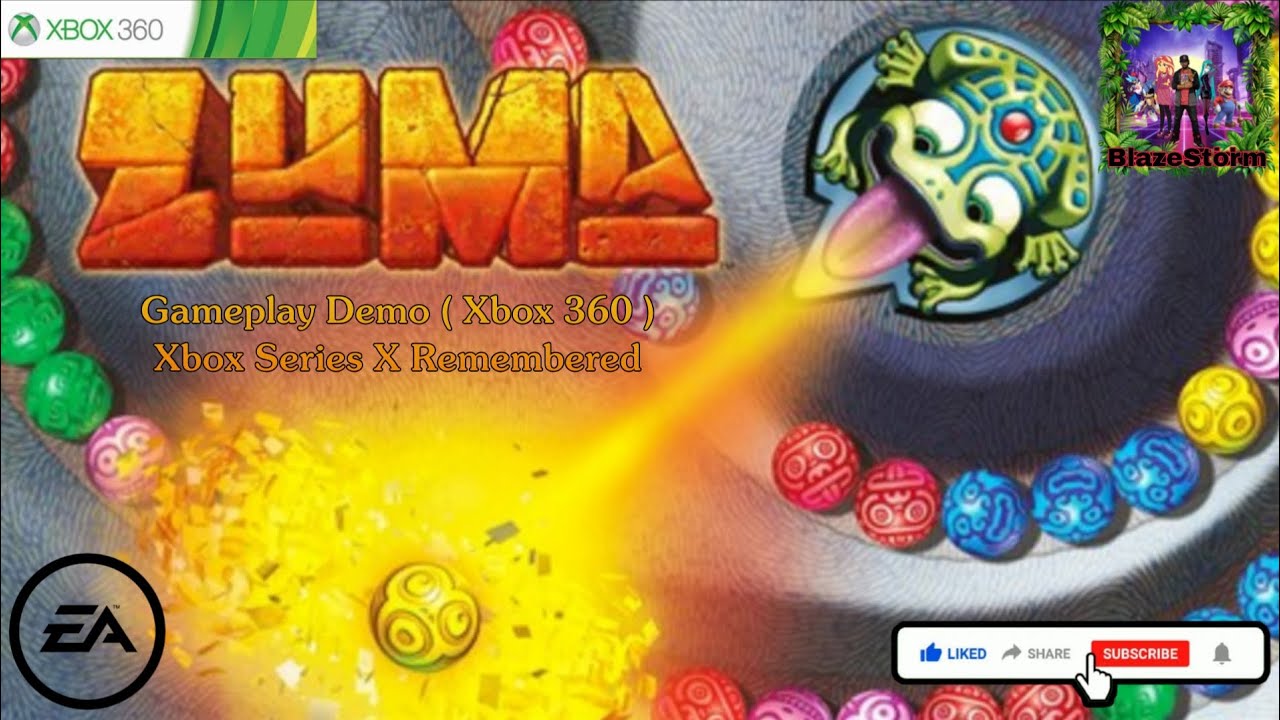 Zuma 🐸 Gameplay Demo ( Xbox 360 ) Xbox Series X Remembered 