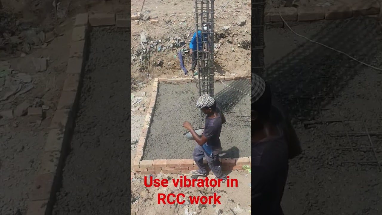 How to use vibrator in RCC WORK