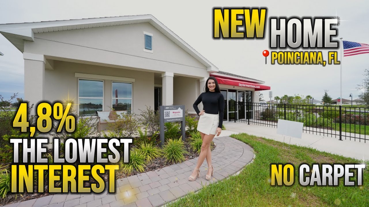 New Home: The Lowest Interest 4,8% | No Carpet | Closing Cost PAID | Poinciana Fl