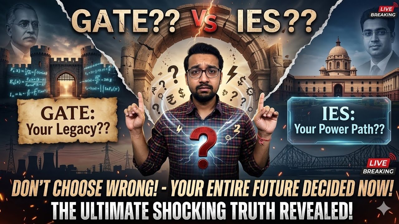 IES vs GATE WHAT TO CHOOSE ? | QUESTION THAT EVERY IES GATE ASPIRANT ASK | CAN AVERAGE STUDENT CRACK