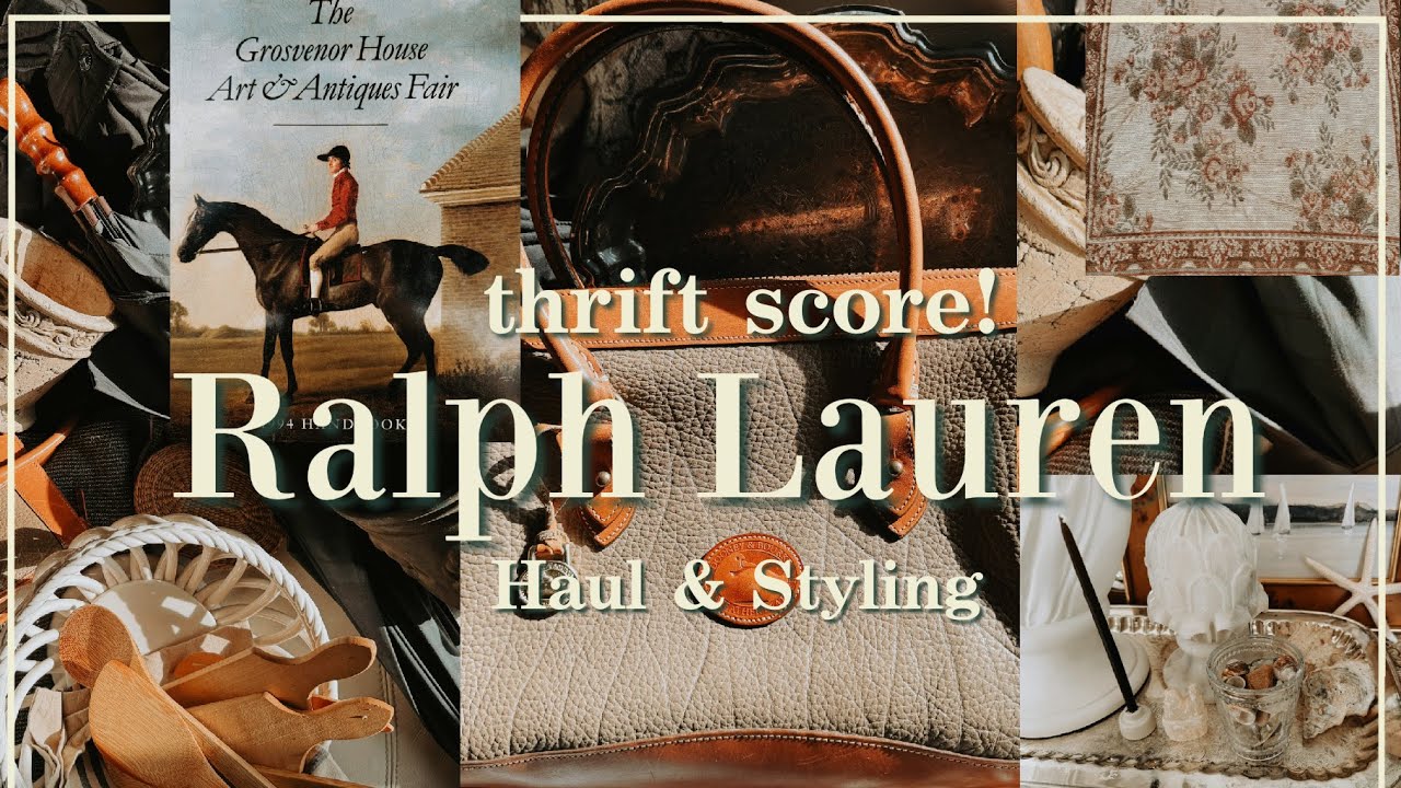 Thrift Store Score Ralph Lauren Haul & Decorating🕯️