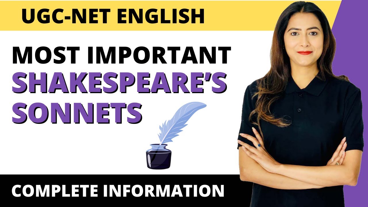 Important Shakespearean Sonnets - Complete Information || NTA NET English - Sunaina Jethani