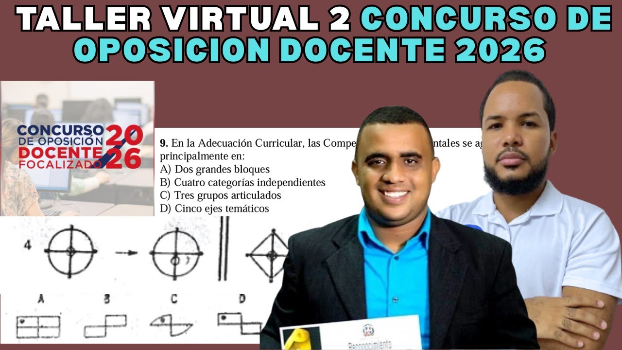Taller Virtual 2 Concurso de Oposicion Docente 2026