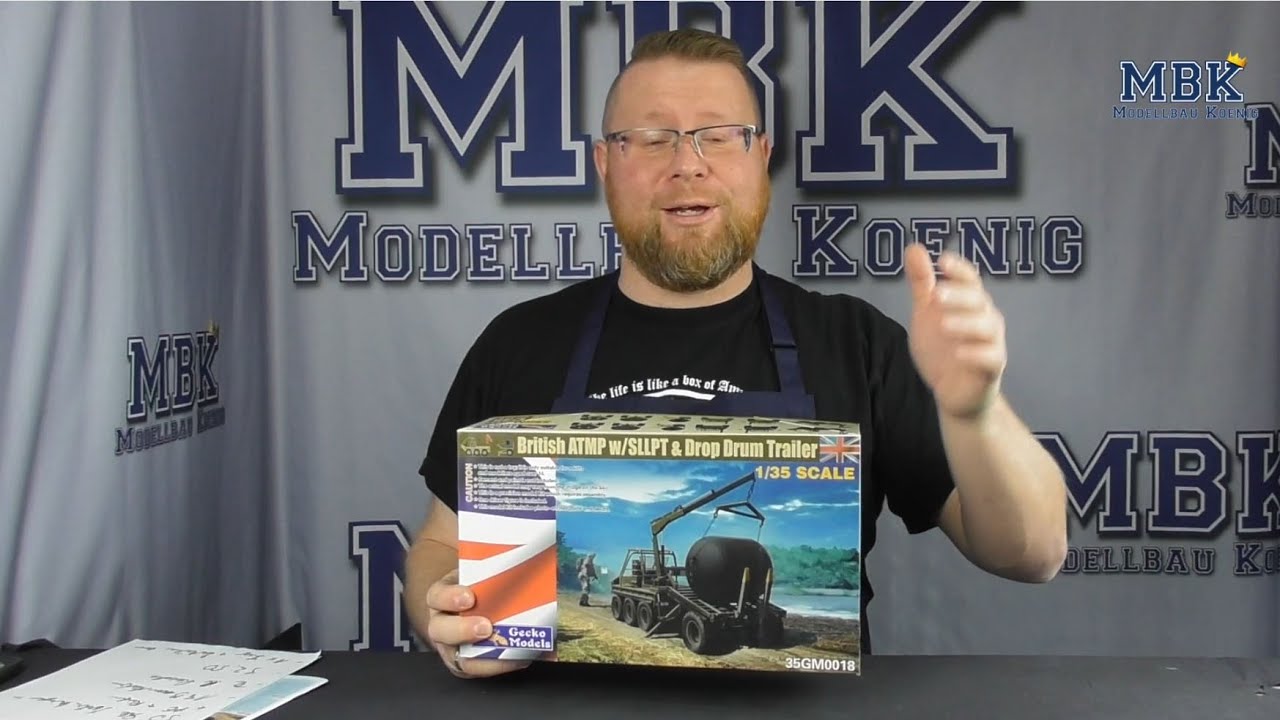 MBK packt aus #448 - 1:35 British ATMP w/ SLLPT Drop Drum Trailer (Gecko Models 35GM0018)