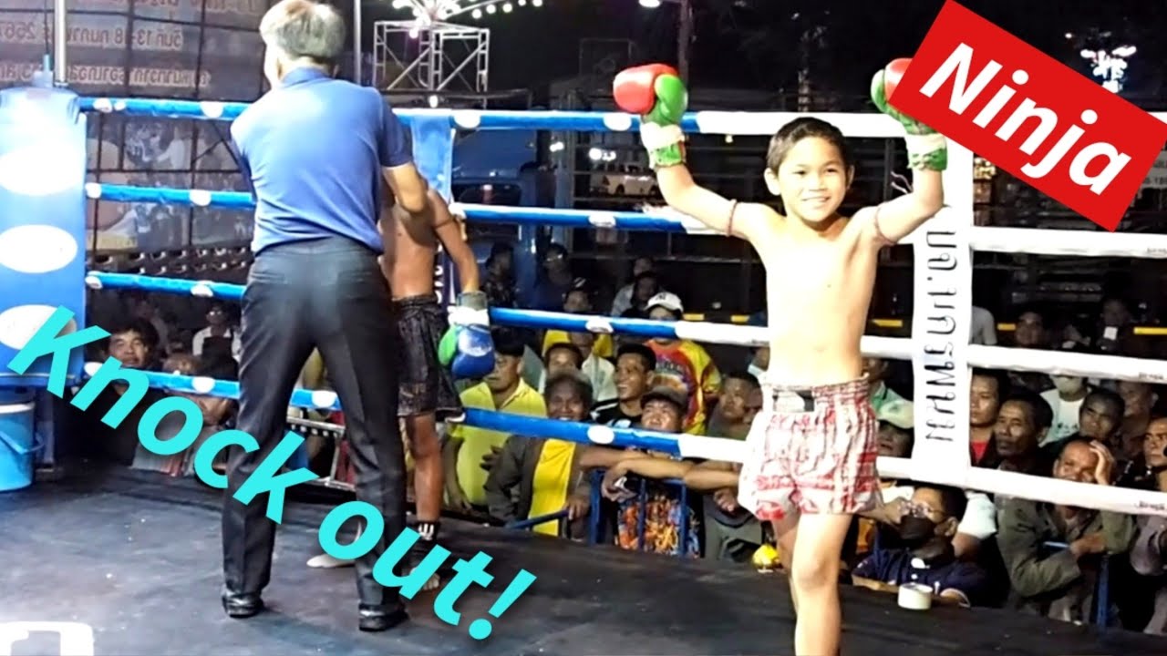 นินจาซ้ายยากูซ่าทำงานKo! Ninja vs MangKonYok! ムエタイko試合! นินจา ปะทะ มังกรหยกMuay Thai Knockout!