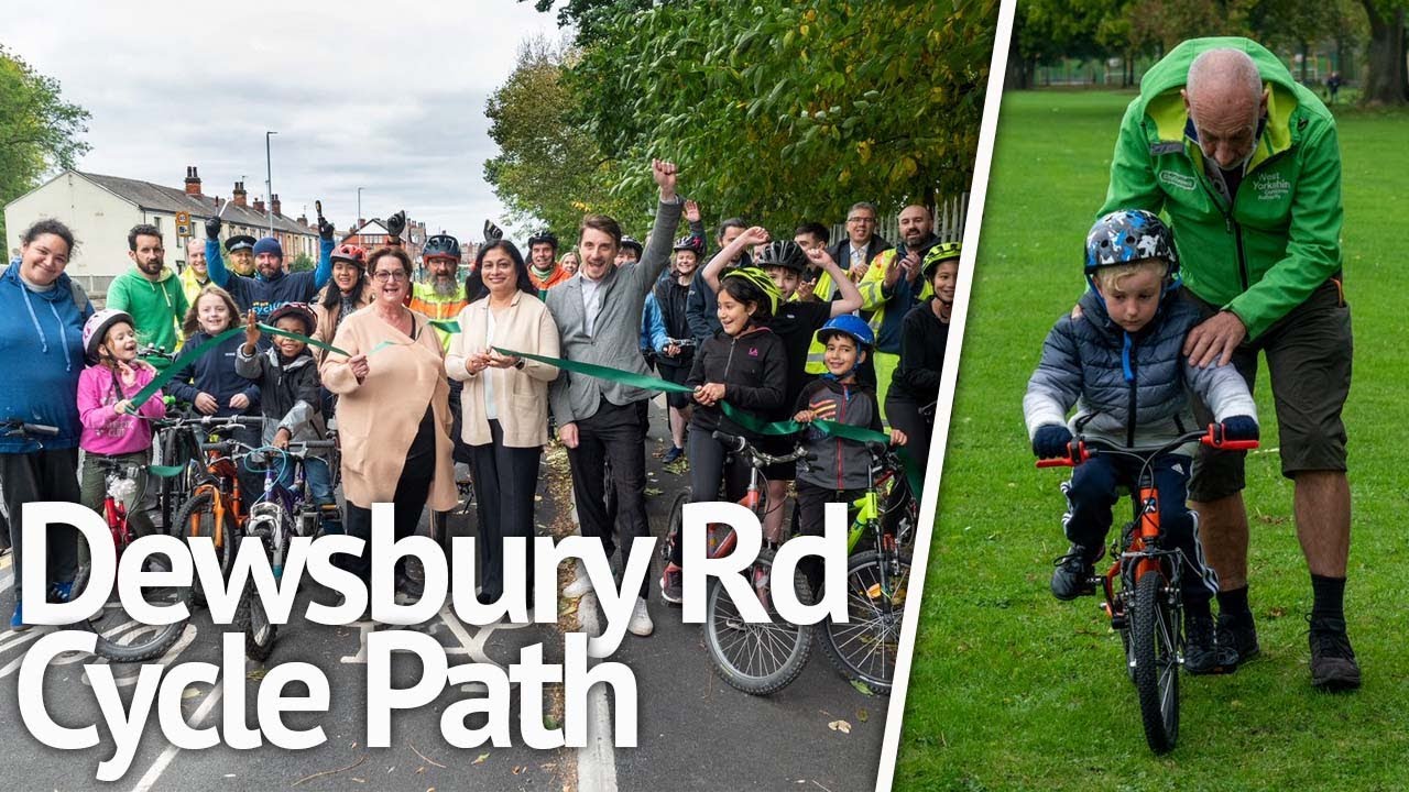 The OFFICIAL OPENING of Dewsbury Road Cycle Path (Extension)