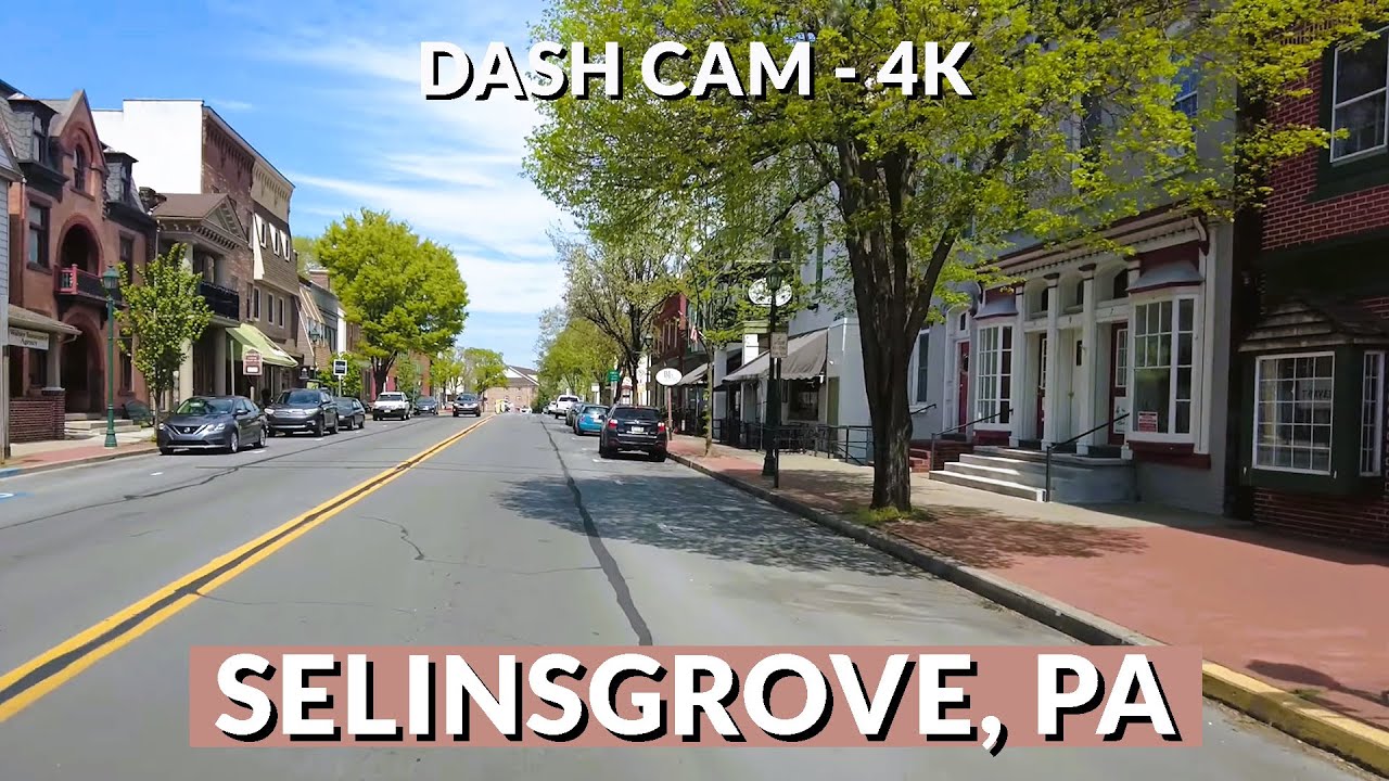 🚗 Selinsgrove, Pennsylvania  🏰  4K Drive