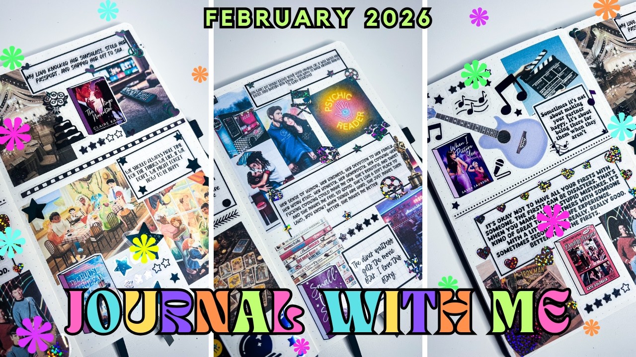 ✨BOOK JOURNAL WITH ME✨ FEBRUARY 2026
