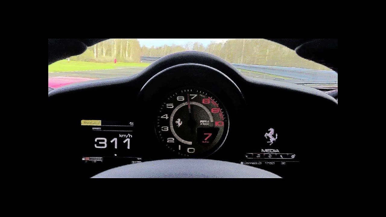 0 - 300 km/h en Ferrari 488 GTB 2016