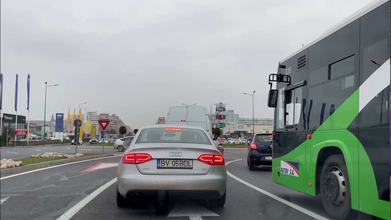 Brasov / Romania - City Drive / Drive Through - Noiembrie 2020